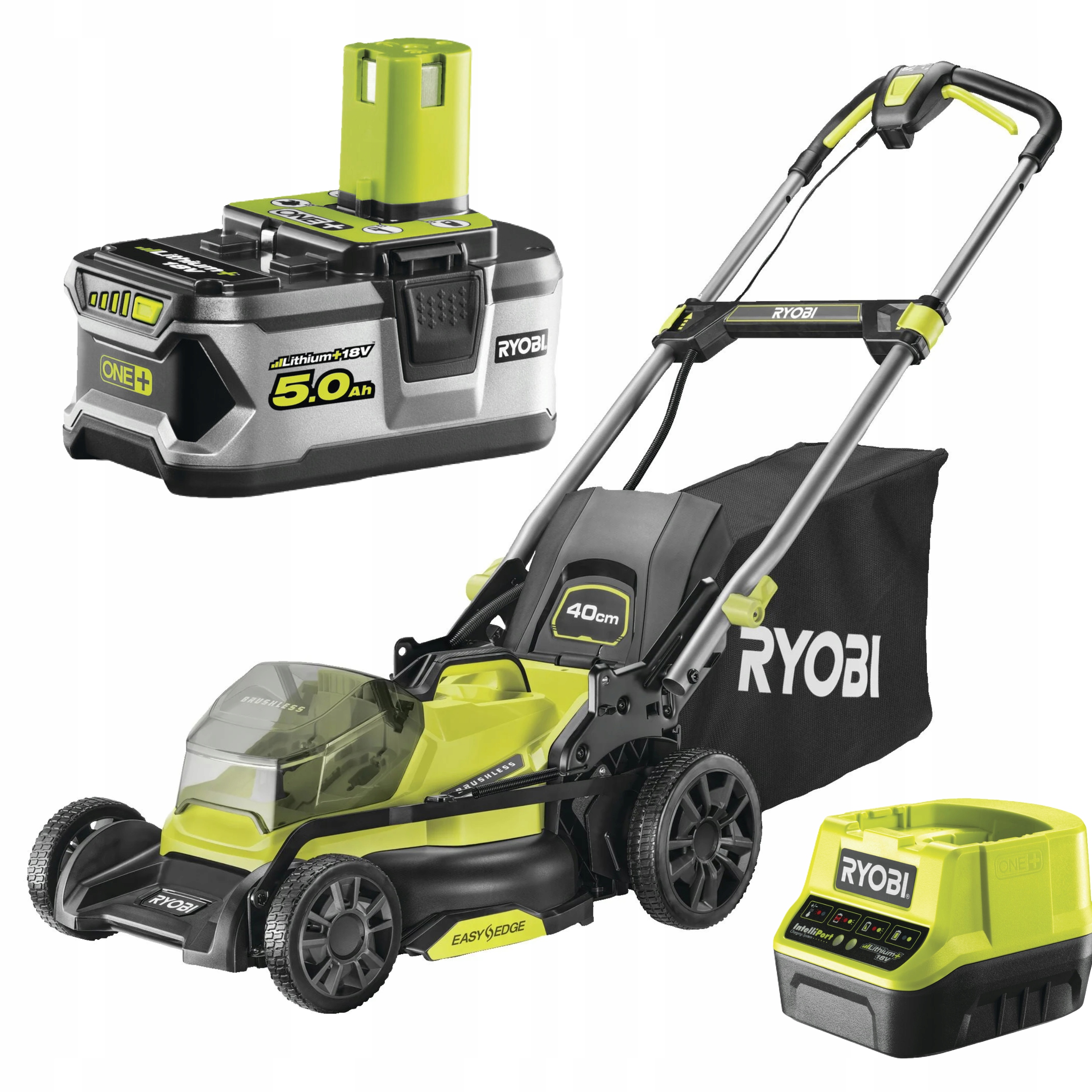 Kosiarka akumulatorowa bezszczotkowa 40 cm Ryobi One+ RY18LMX40C-150 5,0 Ah
