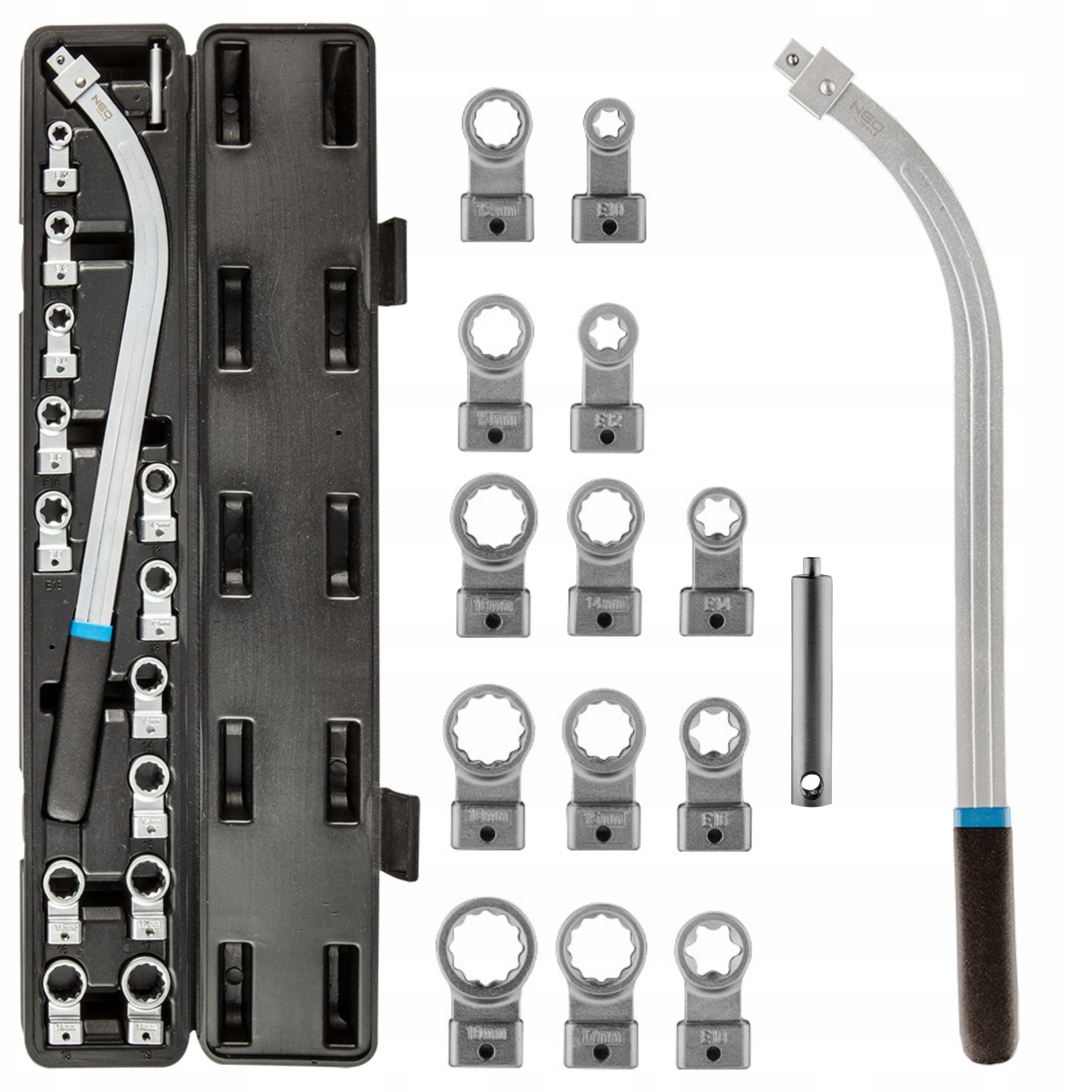 Neo Sada 14KS Kľúč Demontáž Napínačov Koncovky
