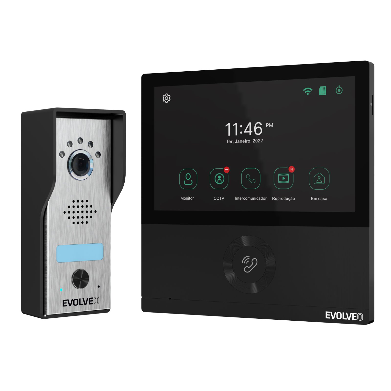 Evolveo DoorPhone AHD7, WiFi videotelefón s ovládaním brány alebo dverí