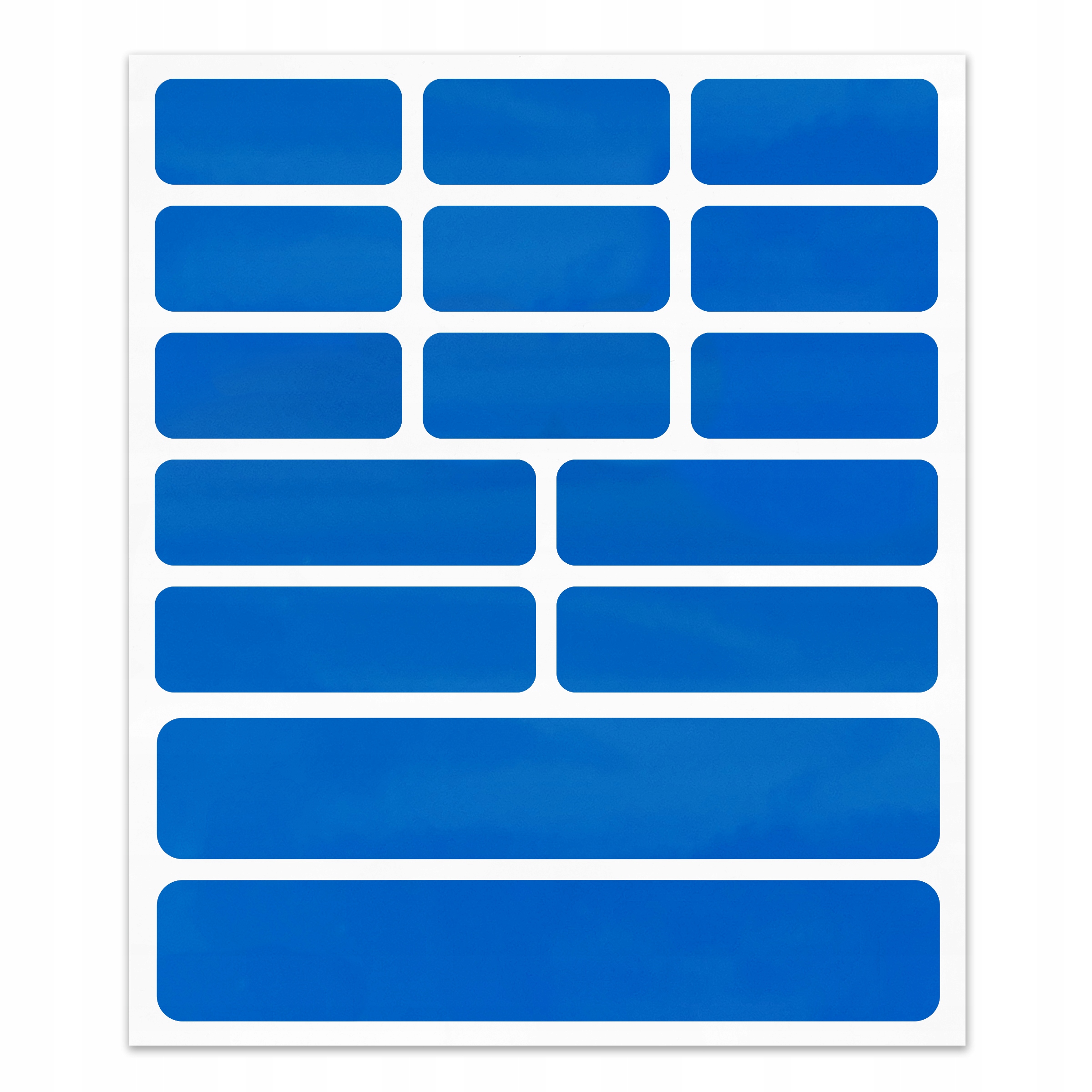 

Zestaw 15 szt. odblaskowych naklejek na rower kask