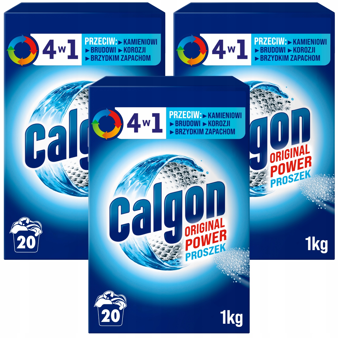 Levně Calgon Prášek Na Ochranu Pračky 4V1 Změkčovač Vody Odvápňovač 3 X 1 Kg