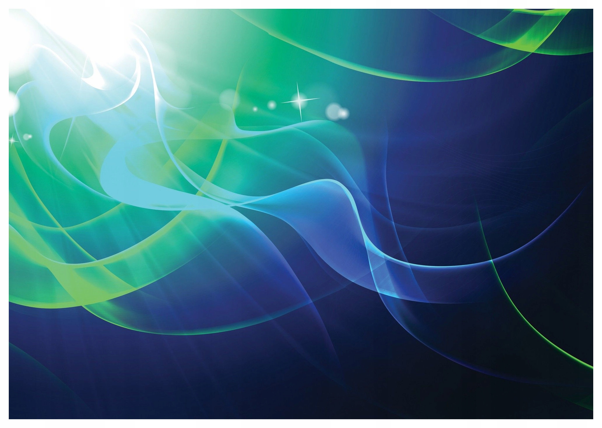 Tapeta Abstrakcia Gradient modrá-zelená moderný dizajn 368x254 lepidlo