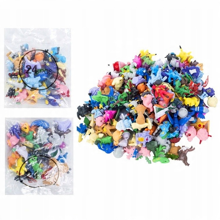 

Pokemon Zestaw 48 Sztuk Figurek Pokemon Go
