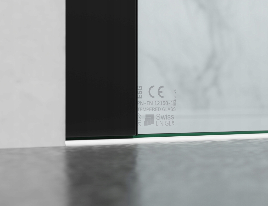 Drzwi Prysznicowe Przesuwne 8mm D20 Czarne 130cm Rodzaj drzwi do wnęki