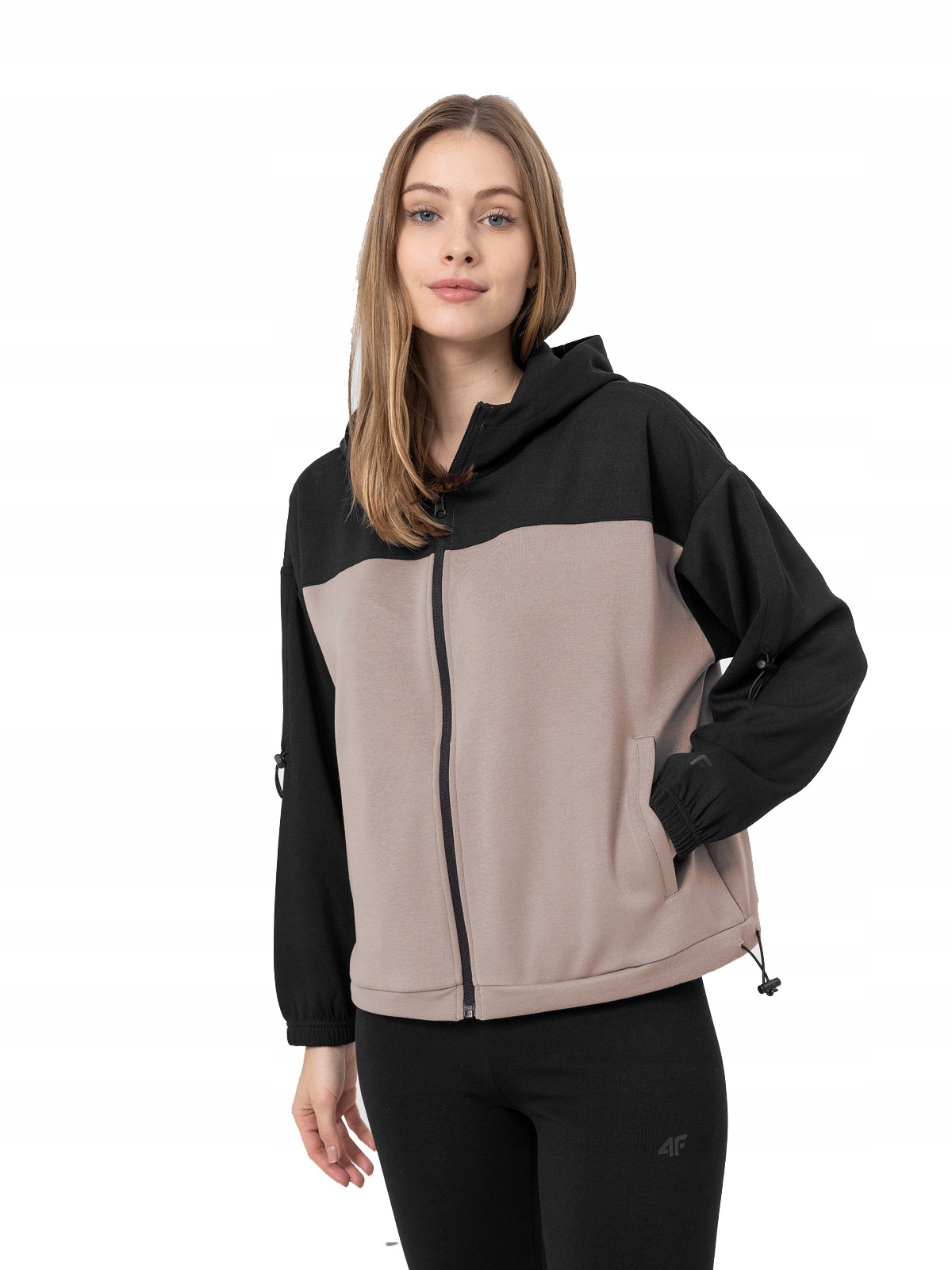 Bluza damska dresowa 4F BLD018 z kapturem XL Rozmiar XL