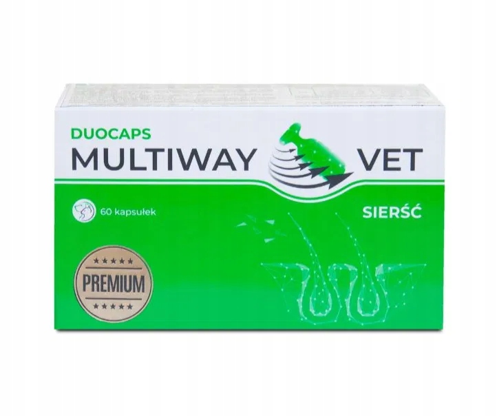 Levně Multiway Vet Duocaps Srst 60 kapslí
