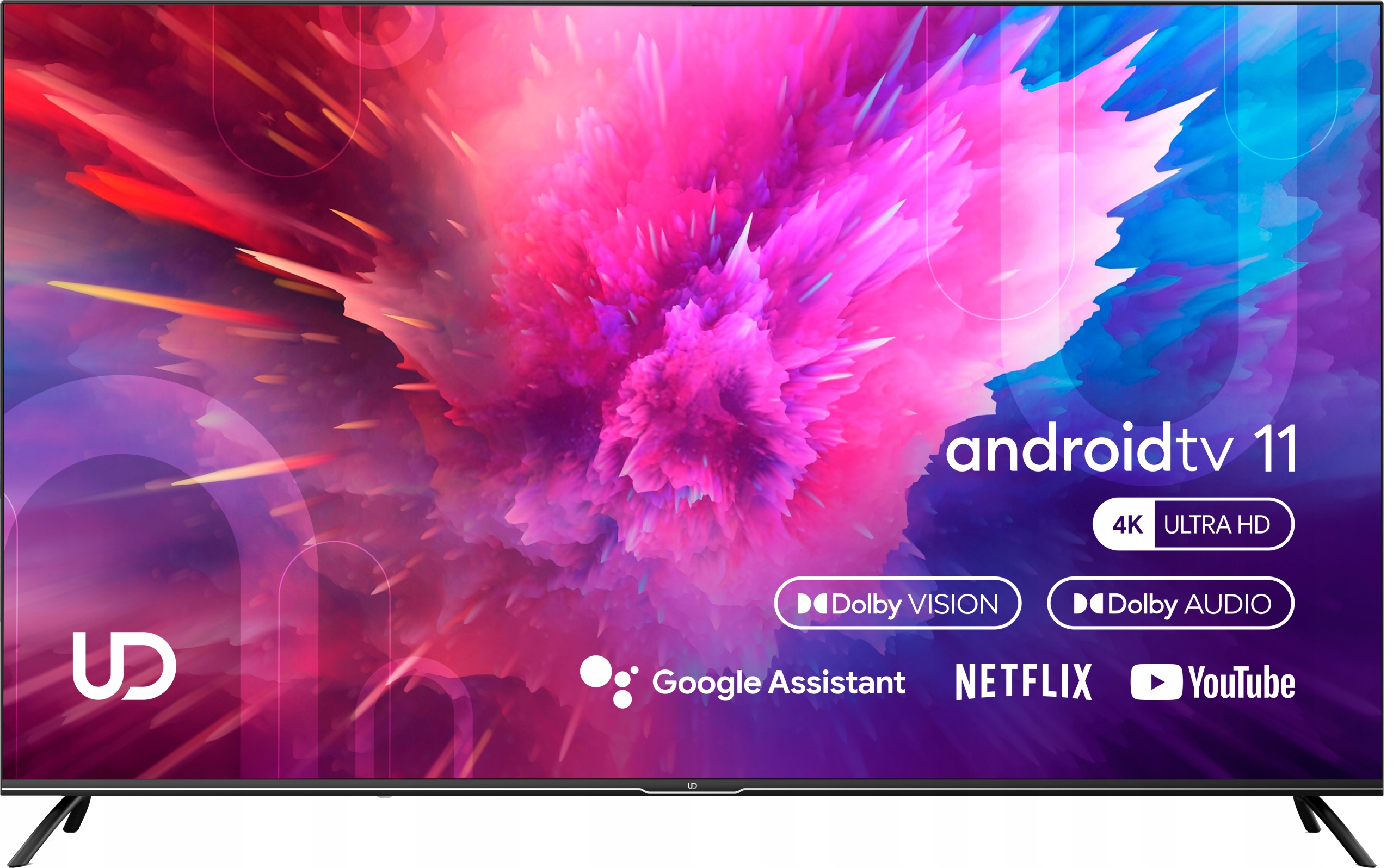 TELEWIZOR UD 65 CALI LED ULTRA HD 4K ANDROID SMART TV HDR HEVC CHROMECAST