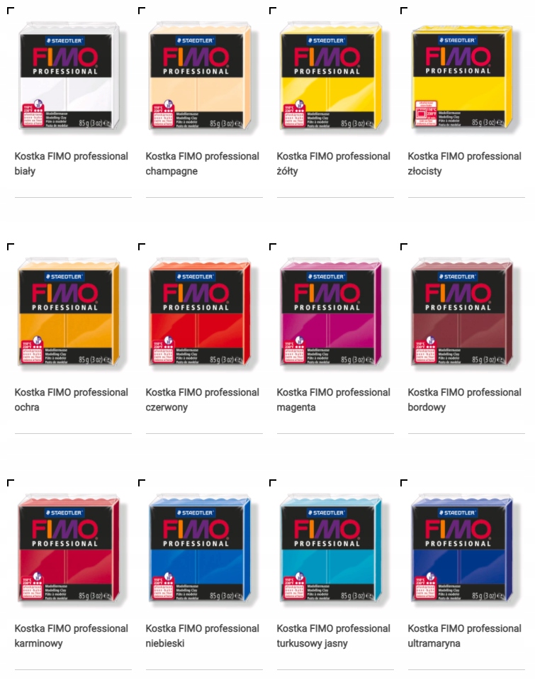 Modelina FIMO professional 85g - 29 karminowy EAN (GTIN) 4007817800157