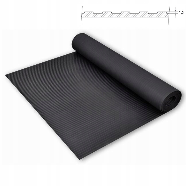 

Wykładzina mata gumowa Ryfel Szeroki 120 cm