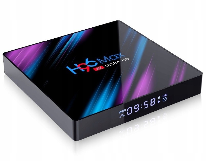 SMART TV BOX H96 MAX 4GB/64GB ANDROID NETFLIX 4K PRZYSTAWKA WIFI ULTRA HD Kod producenta 00043A5