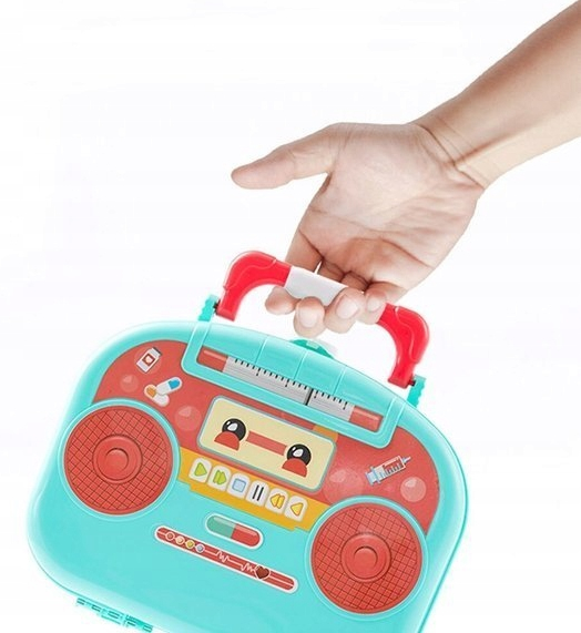 ZESTAW LEKARSKI MAŁY DOKTOR WALIZKA Światło Dźwięk + 80 naklejek GRATIS Płeć chłopcy dziewczynki