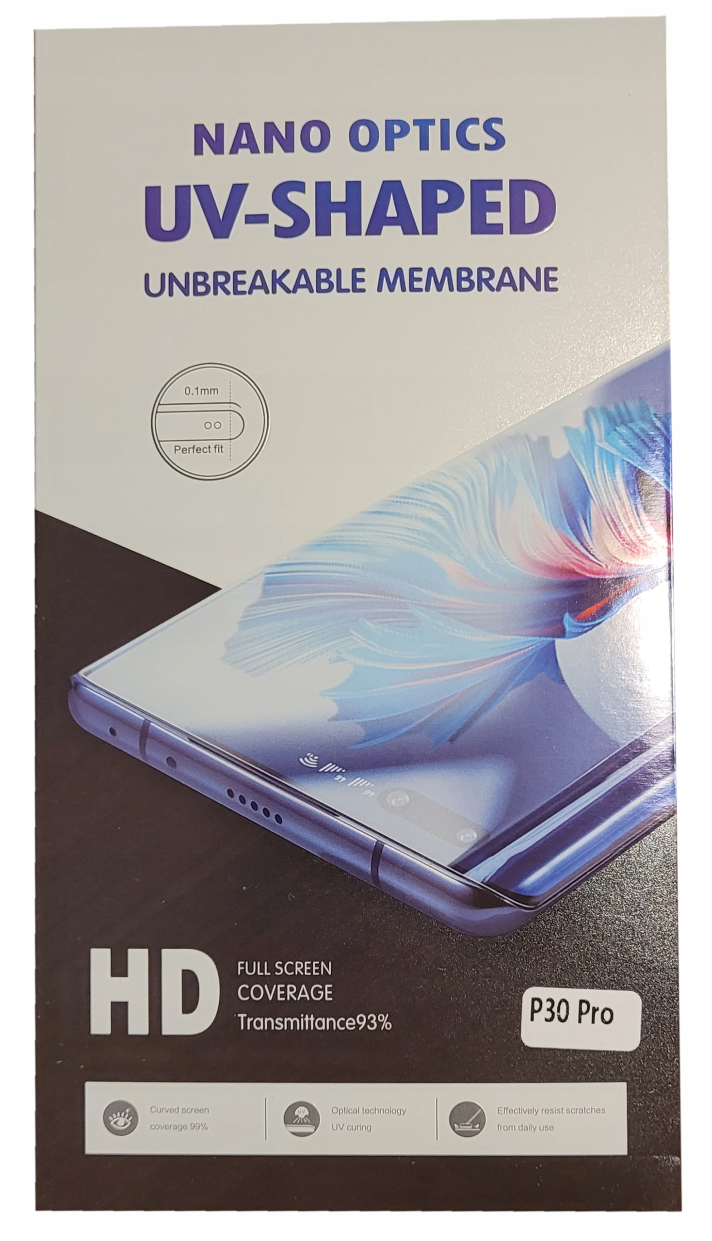 

Folia Ochronna Hydrożelowa Uv do Huawei P30 Pro