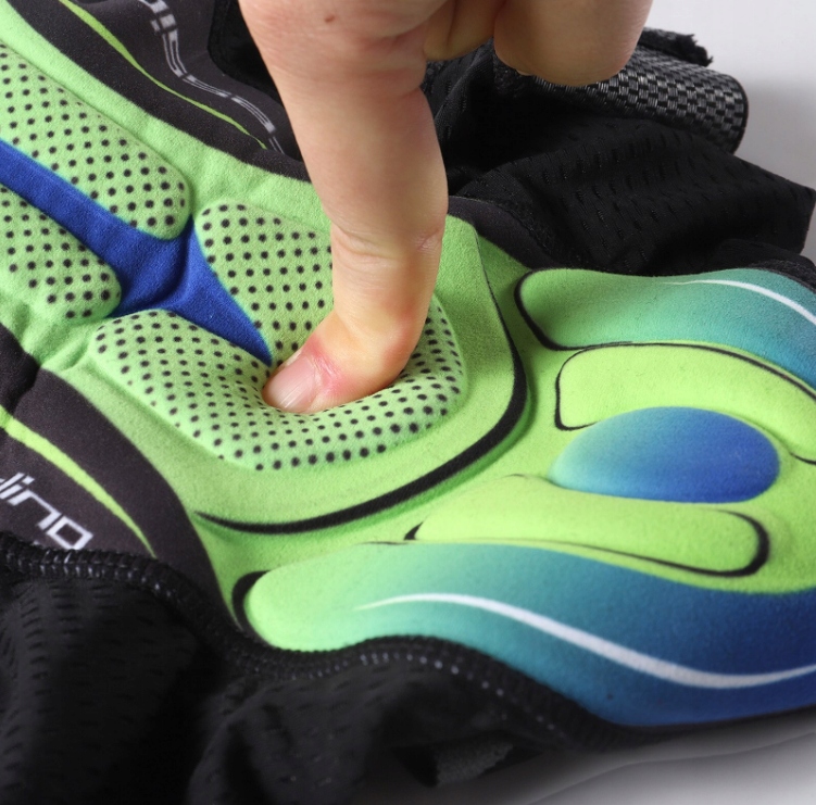 SPODENKI ROWEROWE ŻELOWE czer ŻEL 3D WKŁADKA XXL Marka Arsuxeo