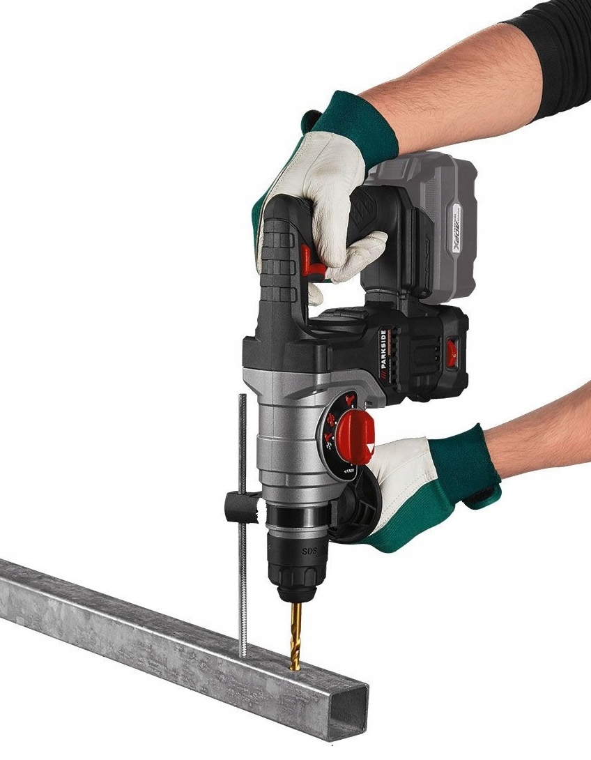 PARKSIDE PKHAP 20-Li AKUMULATOROWA MLOTOWIERTARKA MLOT SDS PLUS Maksymalna moc 1000 W