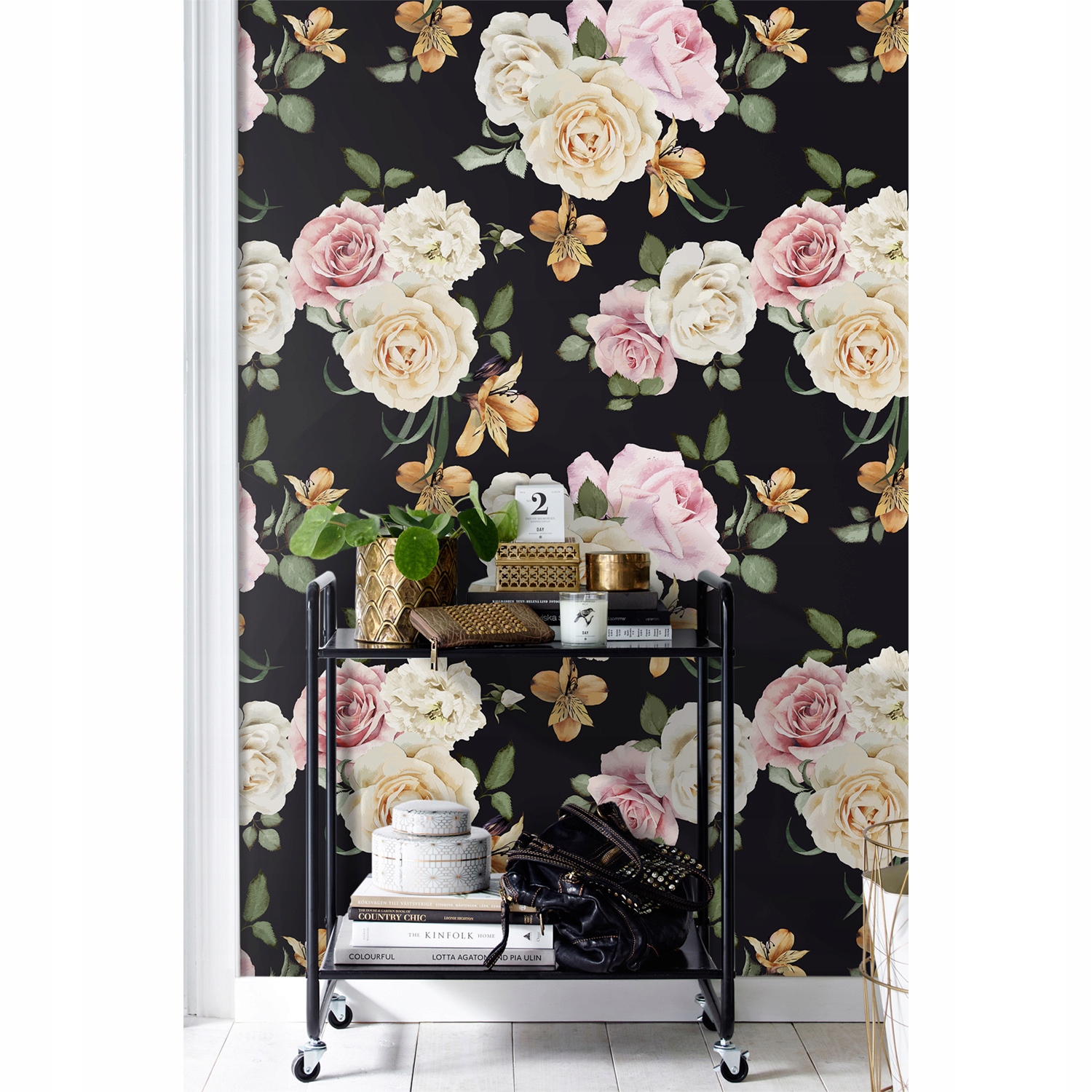 

Fototapeta flizelinowa Kwiaty róż akwarele 254x184