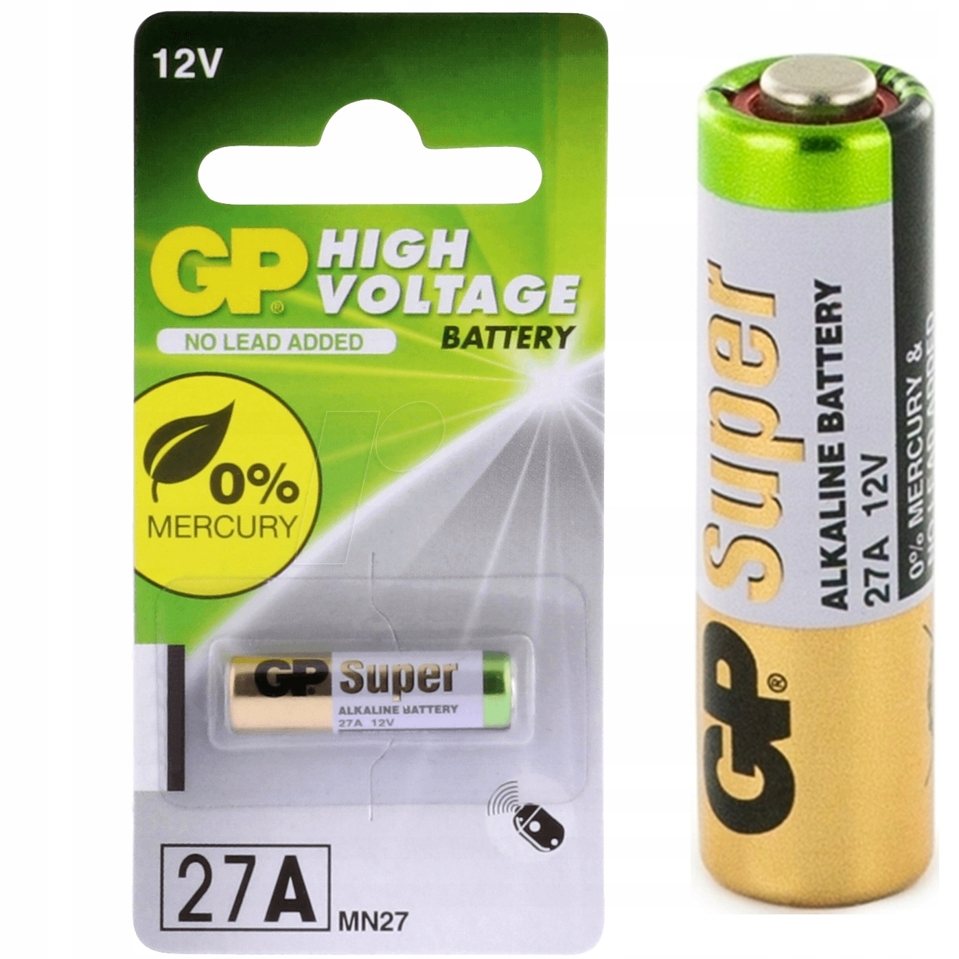 

Gp MN27 A27 27A L828 V27A BP1 12V bateria pilota