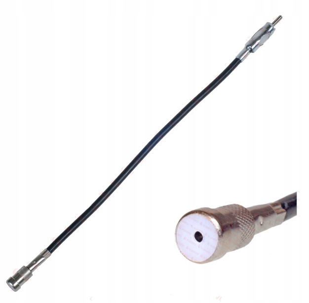 ADAPTOR ISO-DIN ANTENOWY PRZEWODOWY PROSTY