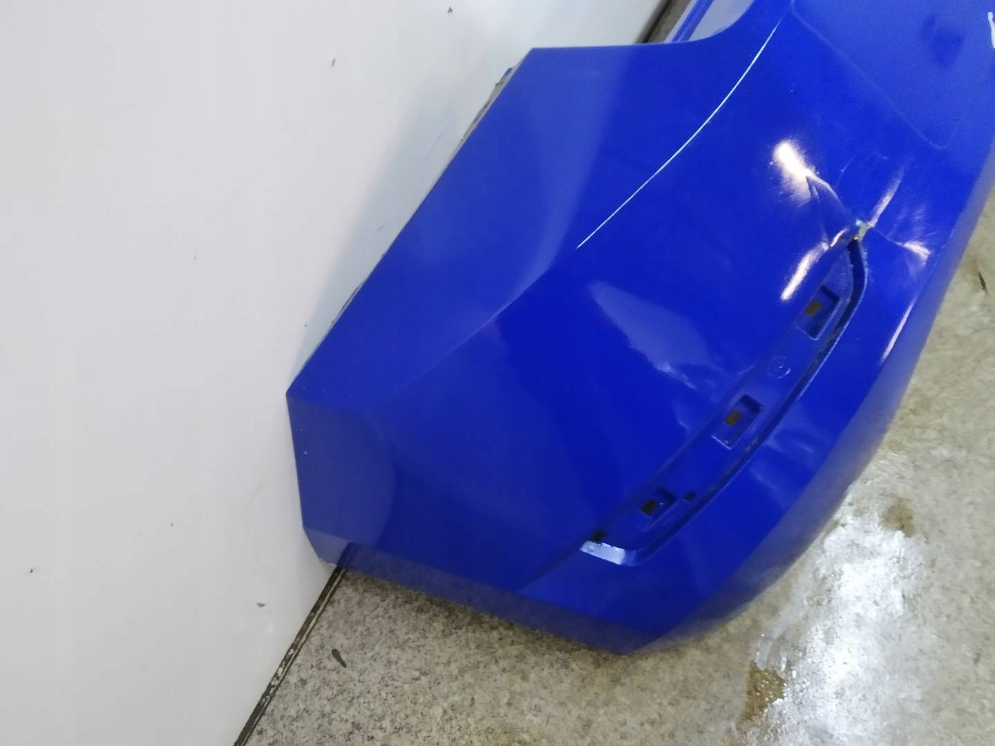 bumper rear part LIFT without PDC LV5F Skoda Fabia III (2014- )