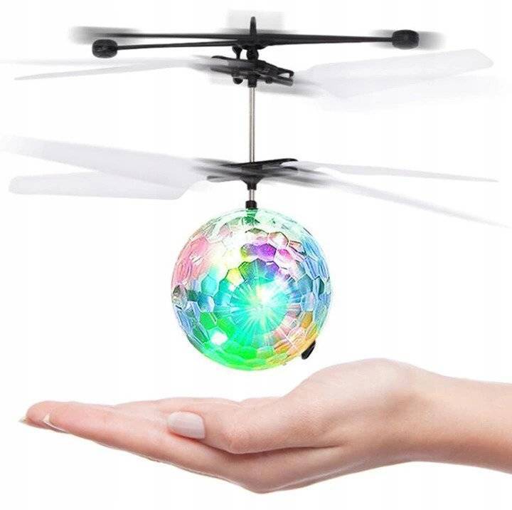 

Kula Disco Sterowana Ręką Latająca Świecąca Led