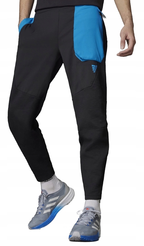 Pánské teplákové kalhoty Adidas jogger pohodlné kapsy na zip XXL