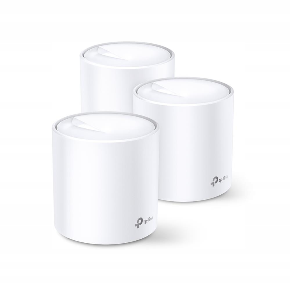 Router Tp-link Deco X60 AX5400 (3-pack) Wi-Fi Mesh, WiFi6, Bílý v. 4.20