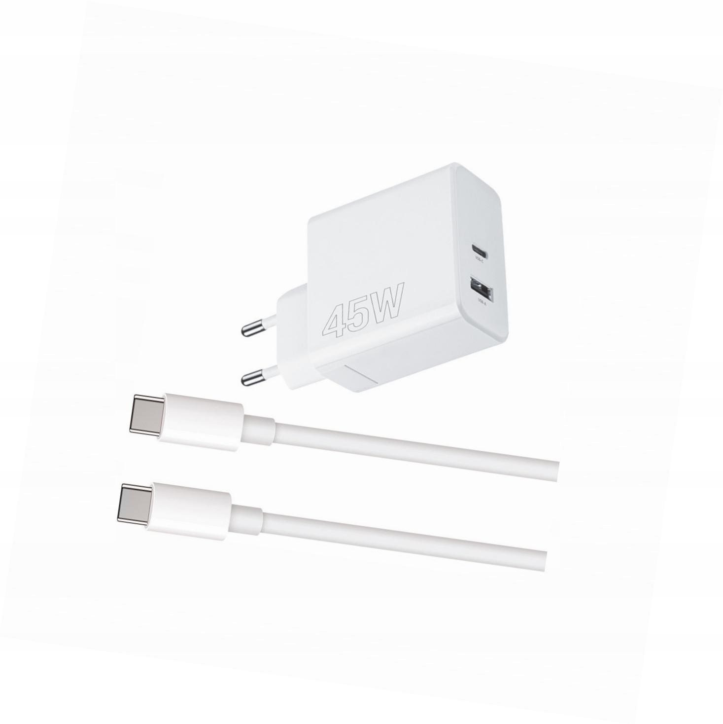 Szybka ładowarka 45W z długim kablem 2m 2 wejścia do OnePlus Nord