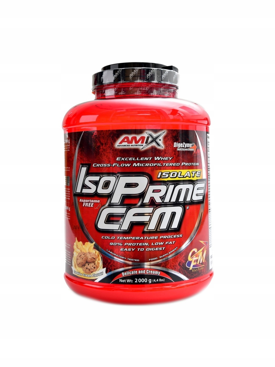Amix Isoprime Cfm protein isolate 90 2000 g kokos čokoláda