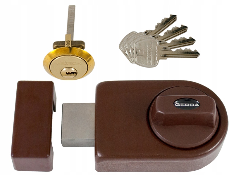 Gerda Vrchní zámek ZN-100 3 klíče Atest Bronz