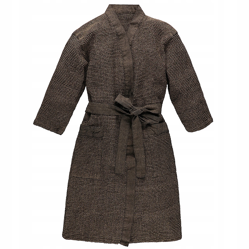 Saunový župan Rento Kenno L/XL Hnědý Finský komfort po saunování a koupeli