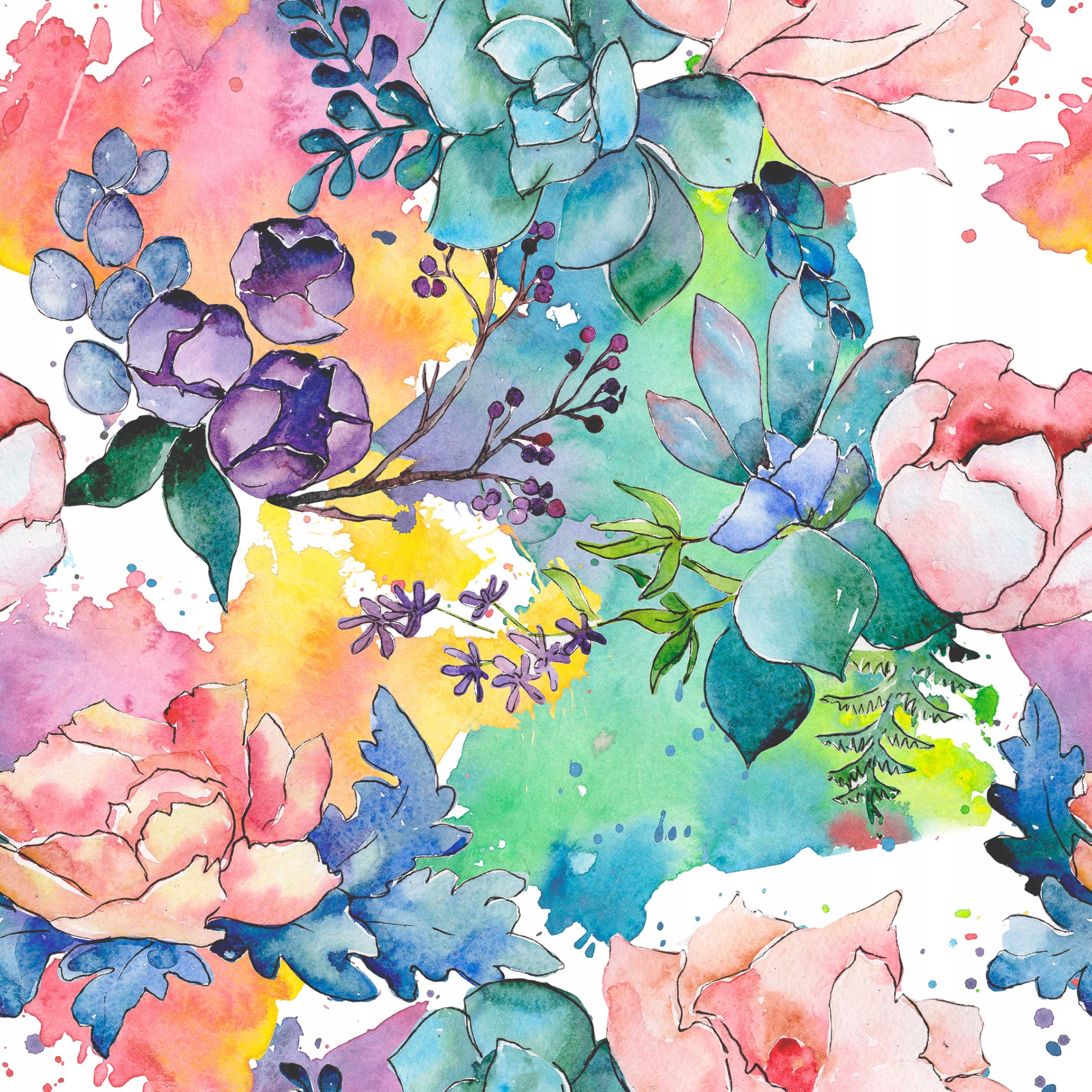 Jersey úplet 200g Digitální tisk 1,7mb