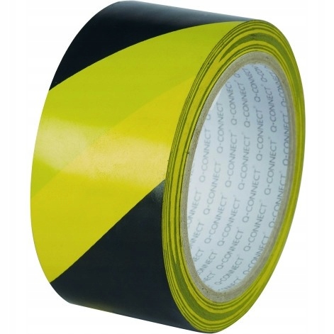 

Taśma ostrzegawcza Q-Connect 48mm/20m czarno-żółta