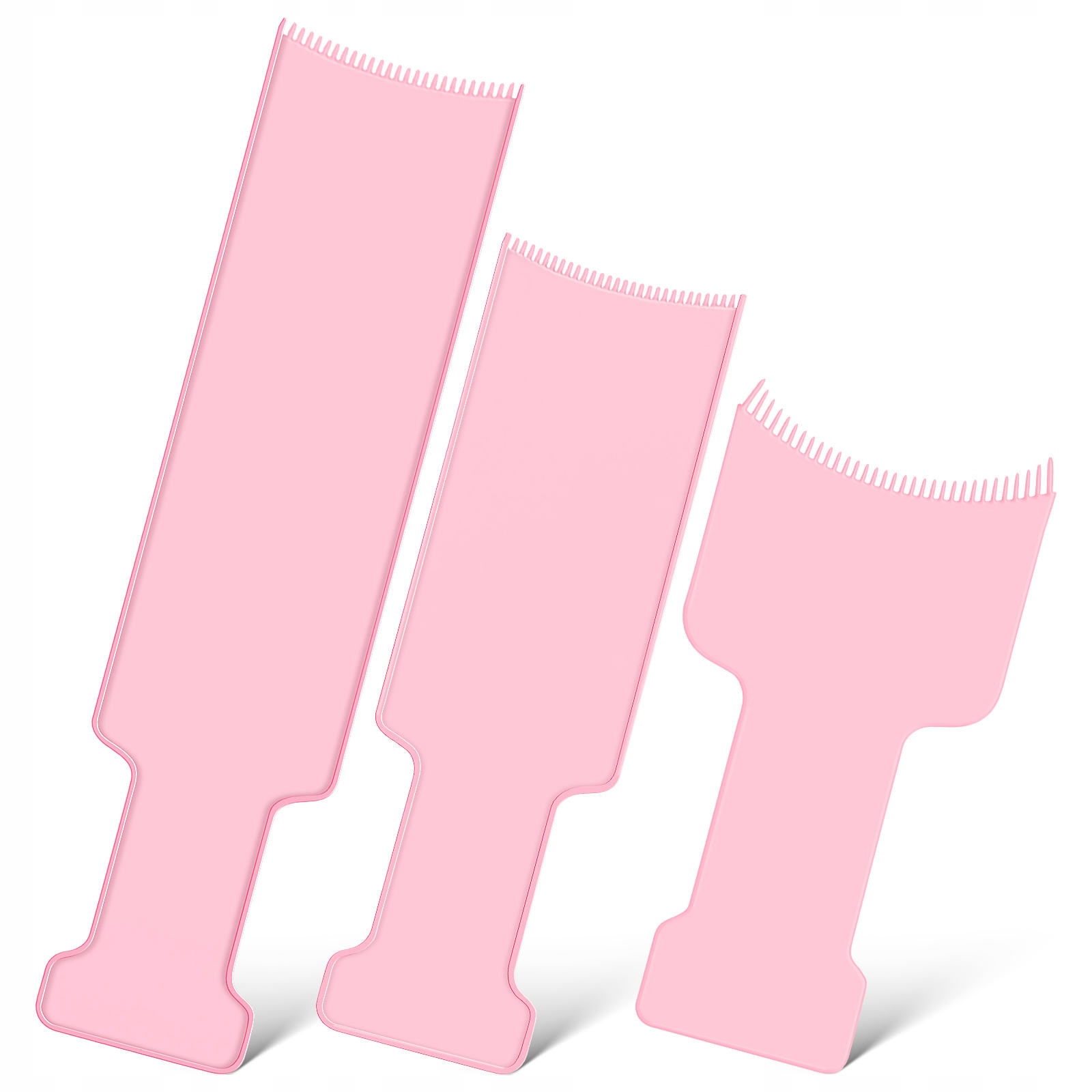 3 SZT. ZESTAW DO KOLORYZACJI WŁOSÓW Z RÓŻOWĄ DESKĄ