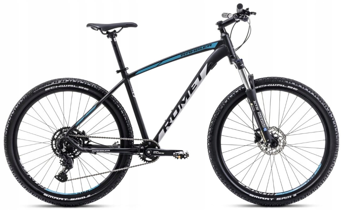 Rower górski Romet Rambler R7.3 Cs 27 M(18") czarny/turkusowy/srebrny