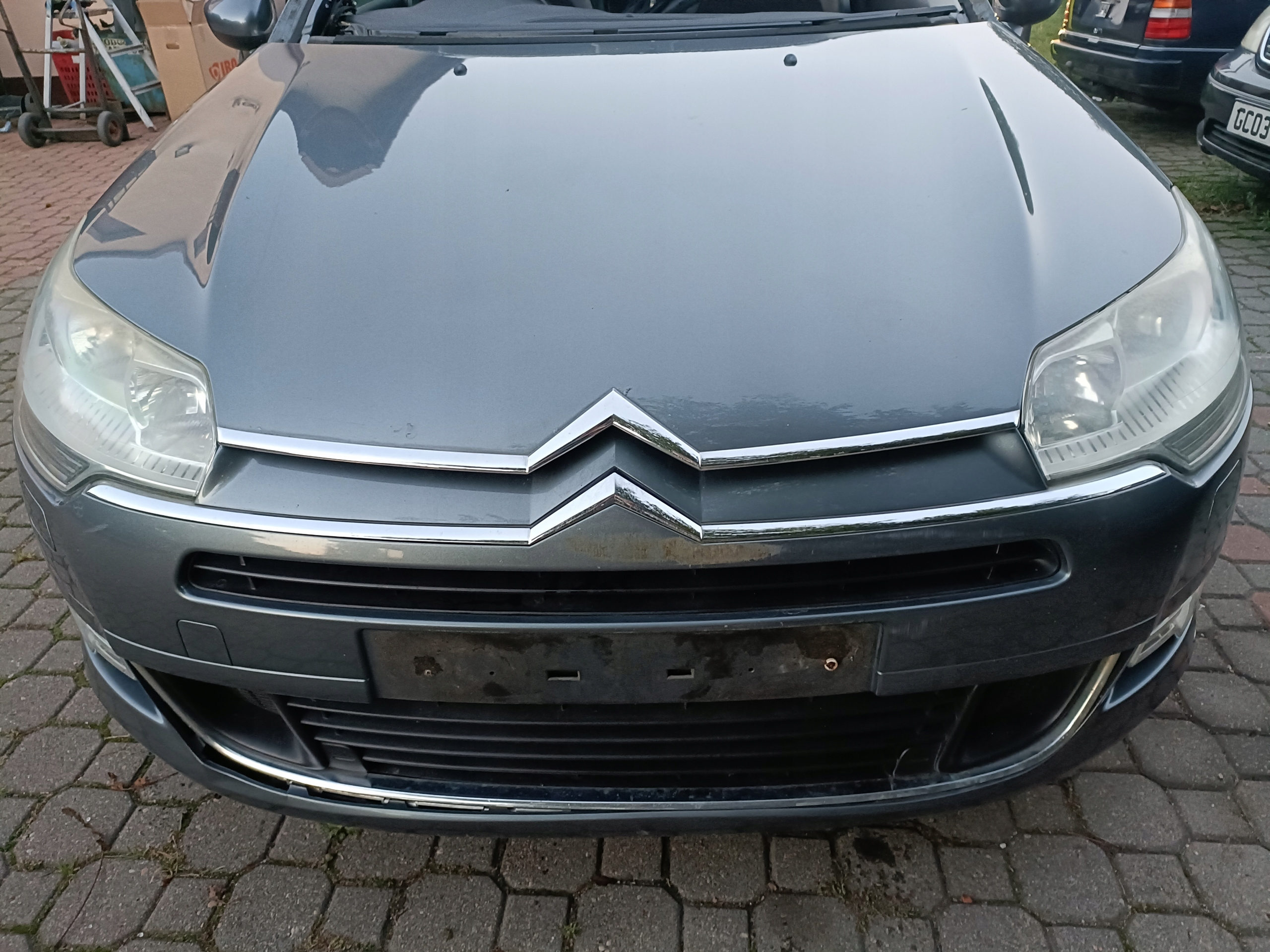 KOMPLETNY PRZÓD PAS CHŁODNICE MASKA BŁOTNIKI CITROEN C5 X7 2,0 HDI KTHG