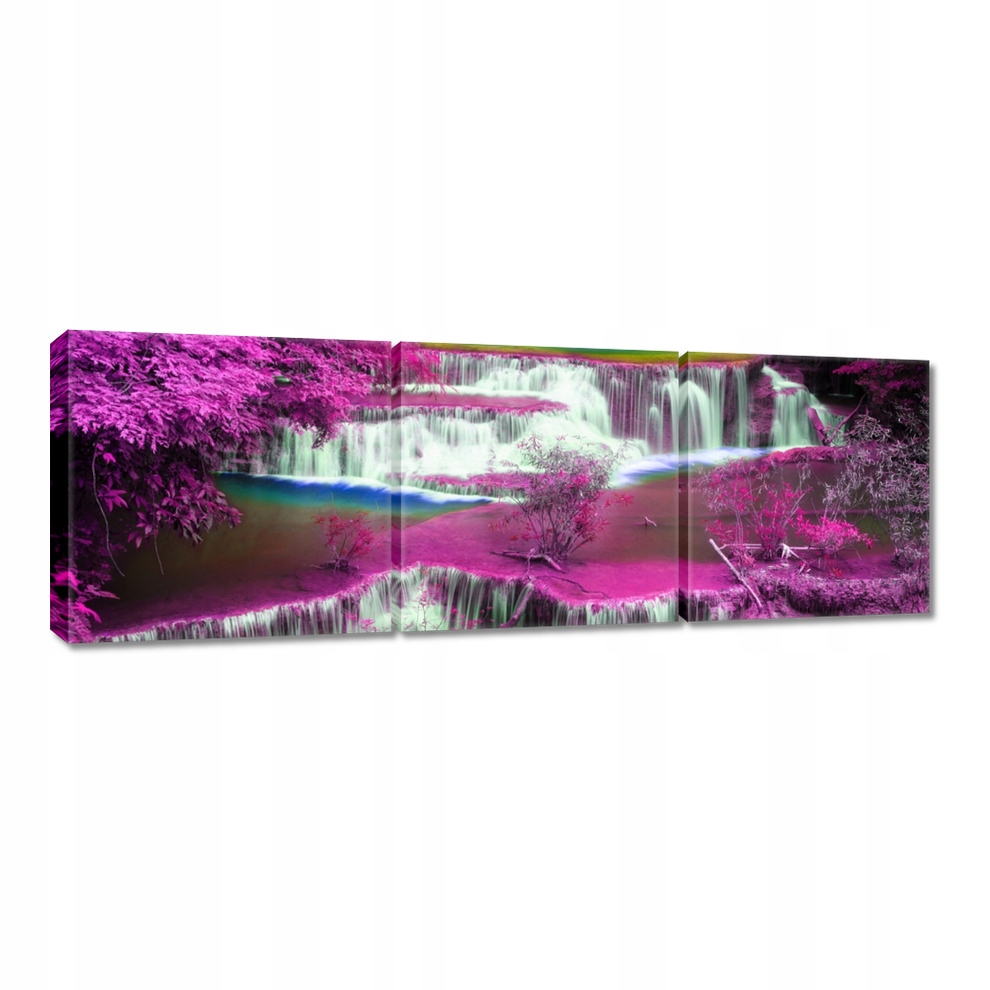 

Obrazy 120x40 Fioletowy wodospad