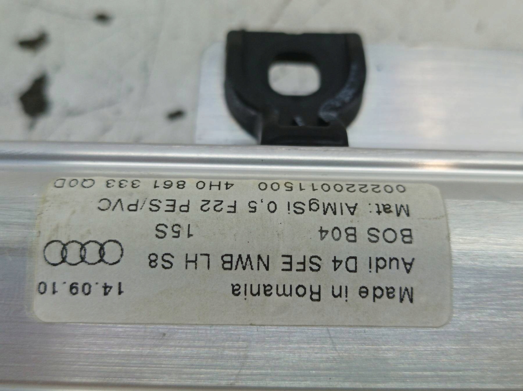 blinds boot blinds door left rear part 4H0861333 Audi A8 III (2010- ) D4