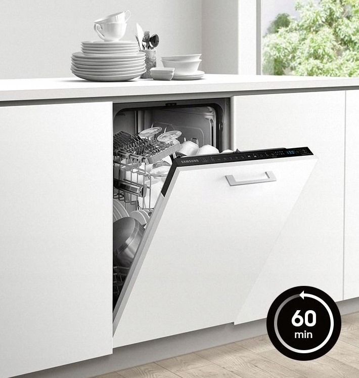 Zmywarka Samsung DW60M6050FS 14 kpl 7 programów Szerokość produktu 59.8 cm