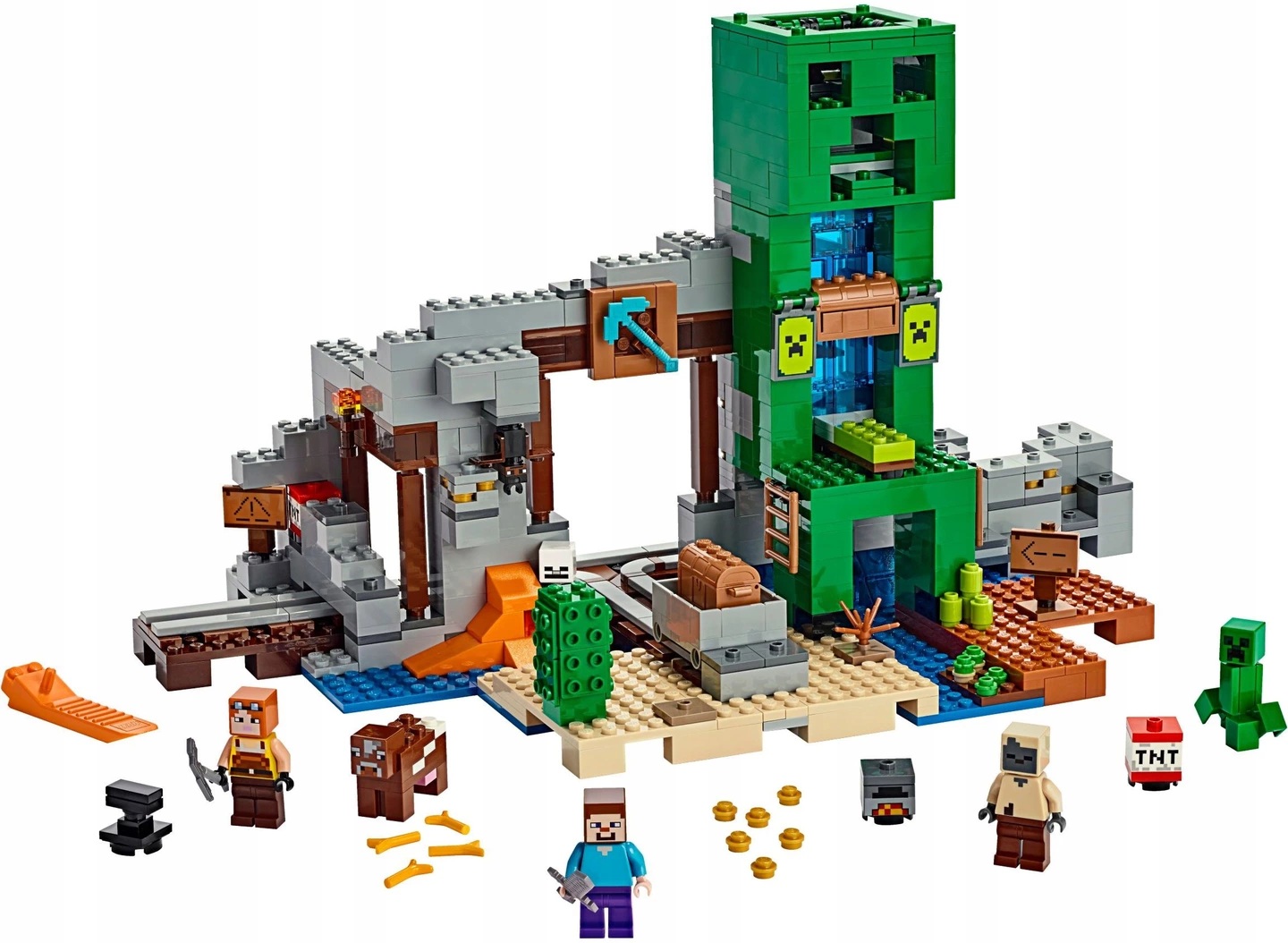 LEGO KLOCKI MINECRAFT 21155 KOPALNIA CREEPERÓW Bohater Minecraft