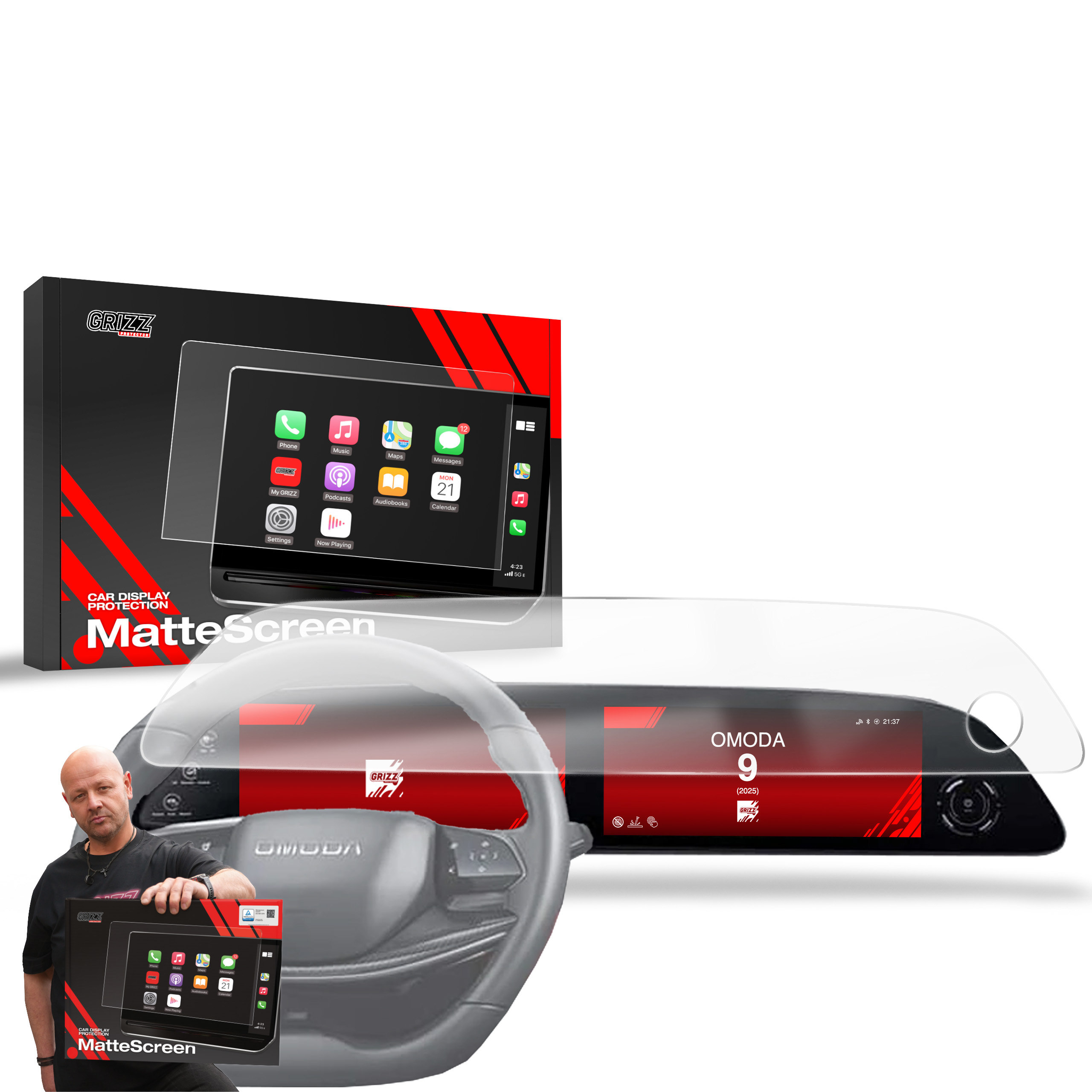 Защитная пленка GrizzProtector OMODA 9 (2025) 24,6