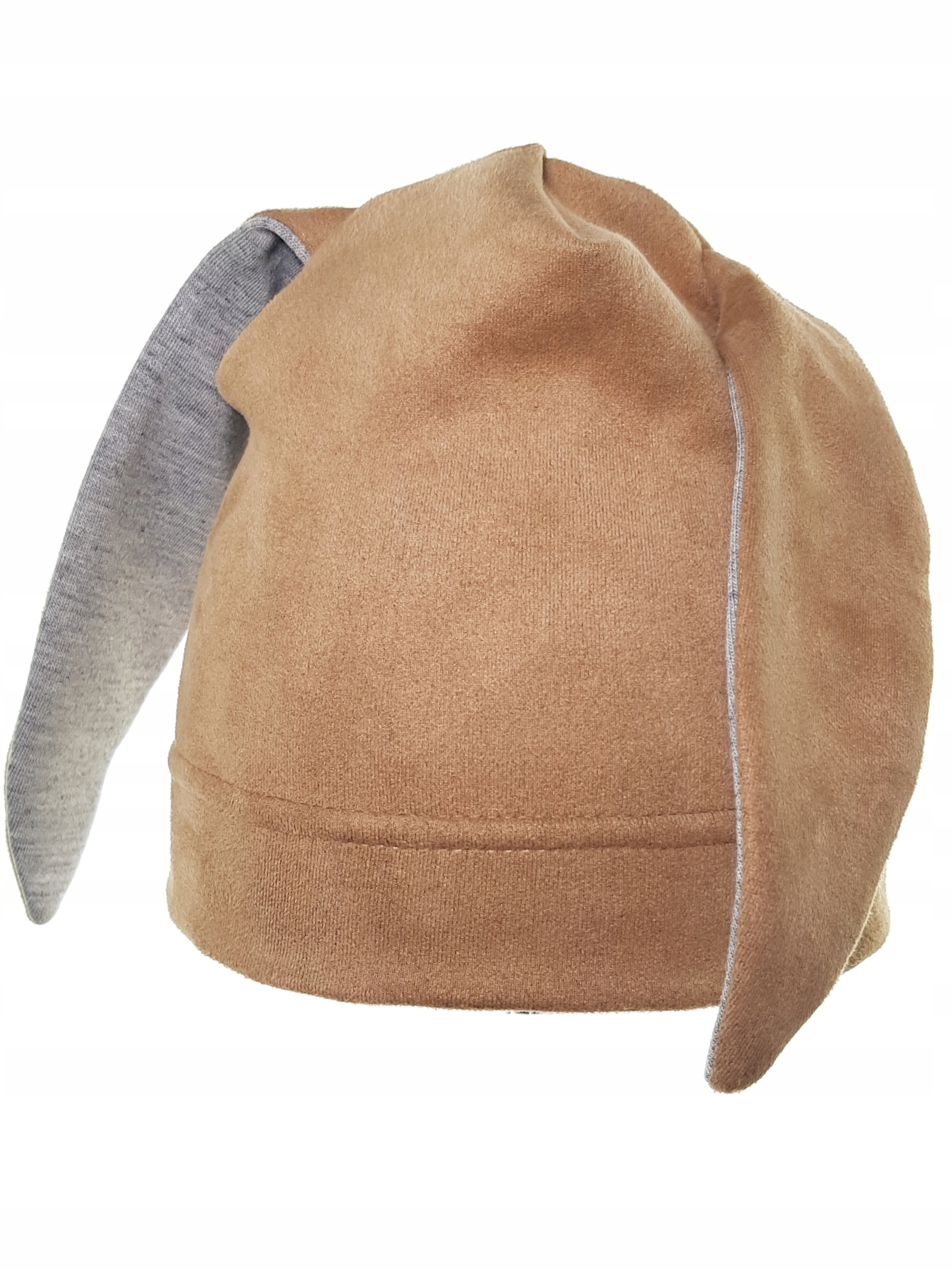 CZAPKA KRÓLIK DŁUGIE USZY WIOSNA JESIEŃ 0-6LAT 3WZ Materiał dominujący welur