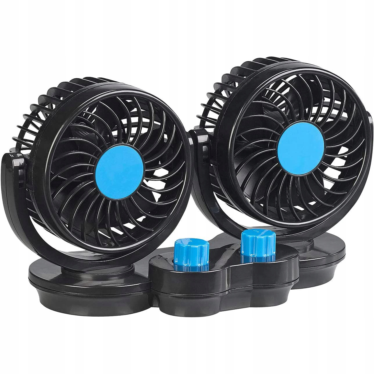 12V ELEKTRYCZNY WENTYLATOR CHŁODZĄCY SAMOCHÓD, PODWÓJNY WENTYLATOR OBROTOWY Producent inny