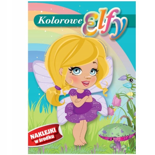 Kolorowanka A4 Kolorowe Elfy