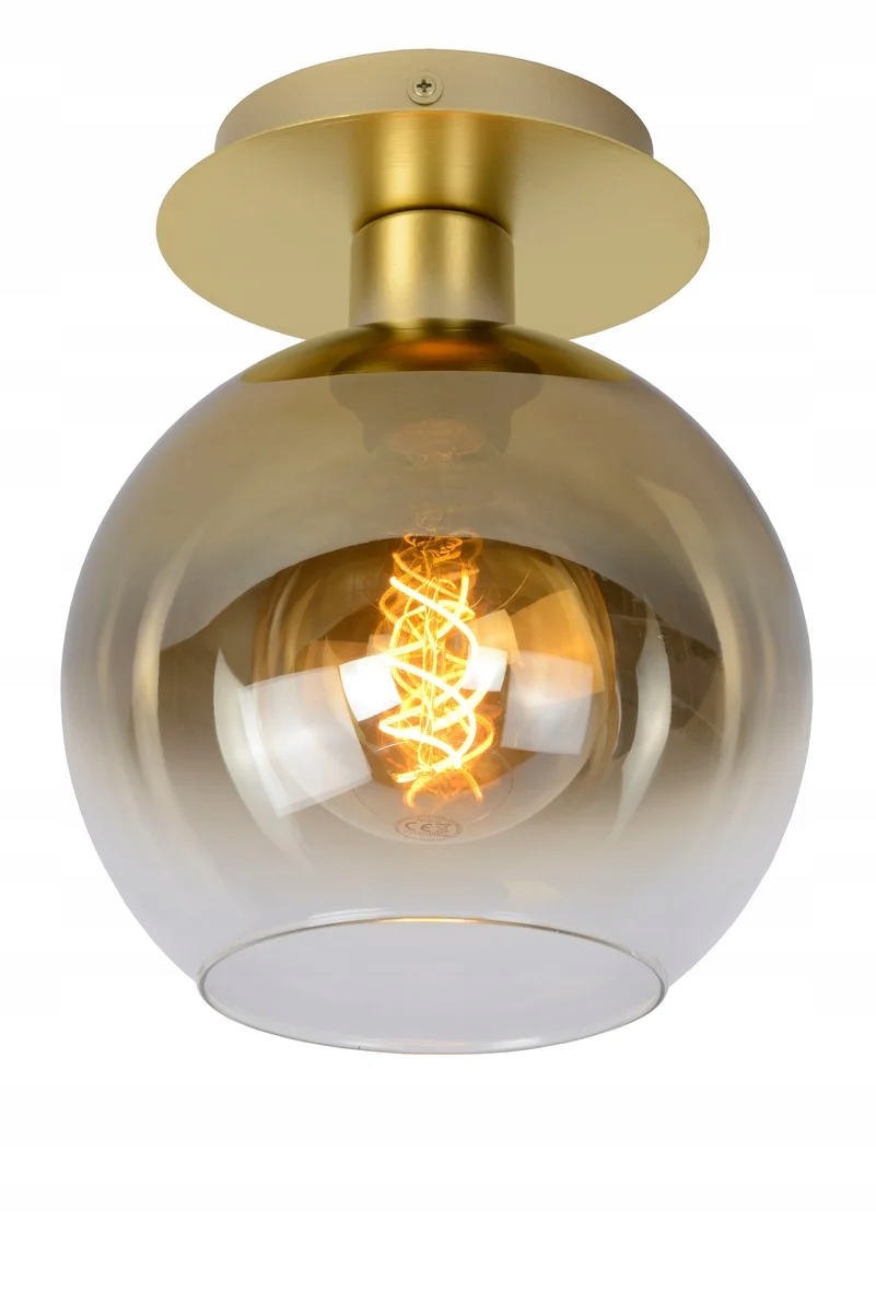 Zlatá stropná guľová lampa Marius 1xE27 60W Lucide IP20