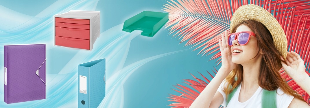 Album ofertowy A4 Colour'Breeze 40 kieszeni niebieski 626227 ESSELTE Format A4