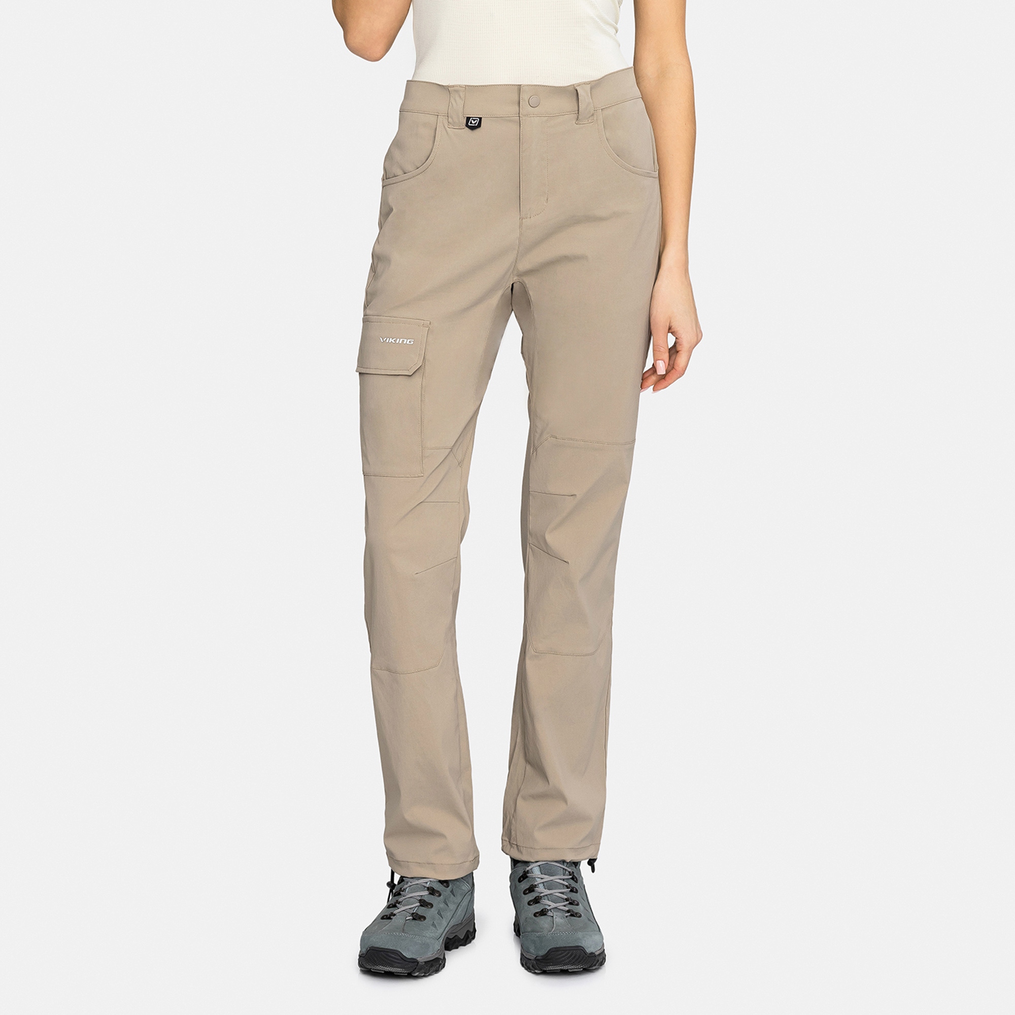 Spodnie damskie trekkingowe Viking Hanzo Lady beżowe rozmiar Xs