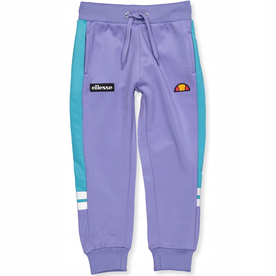 ELLESSE FIOLETOWE SPODNIE DRESOWE LOGO (5-6L)