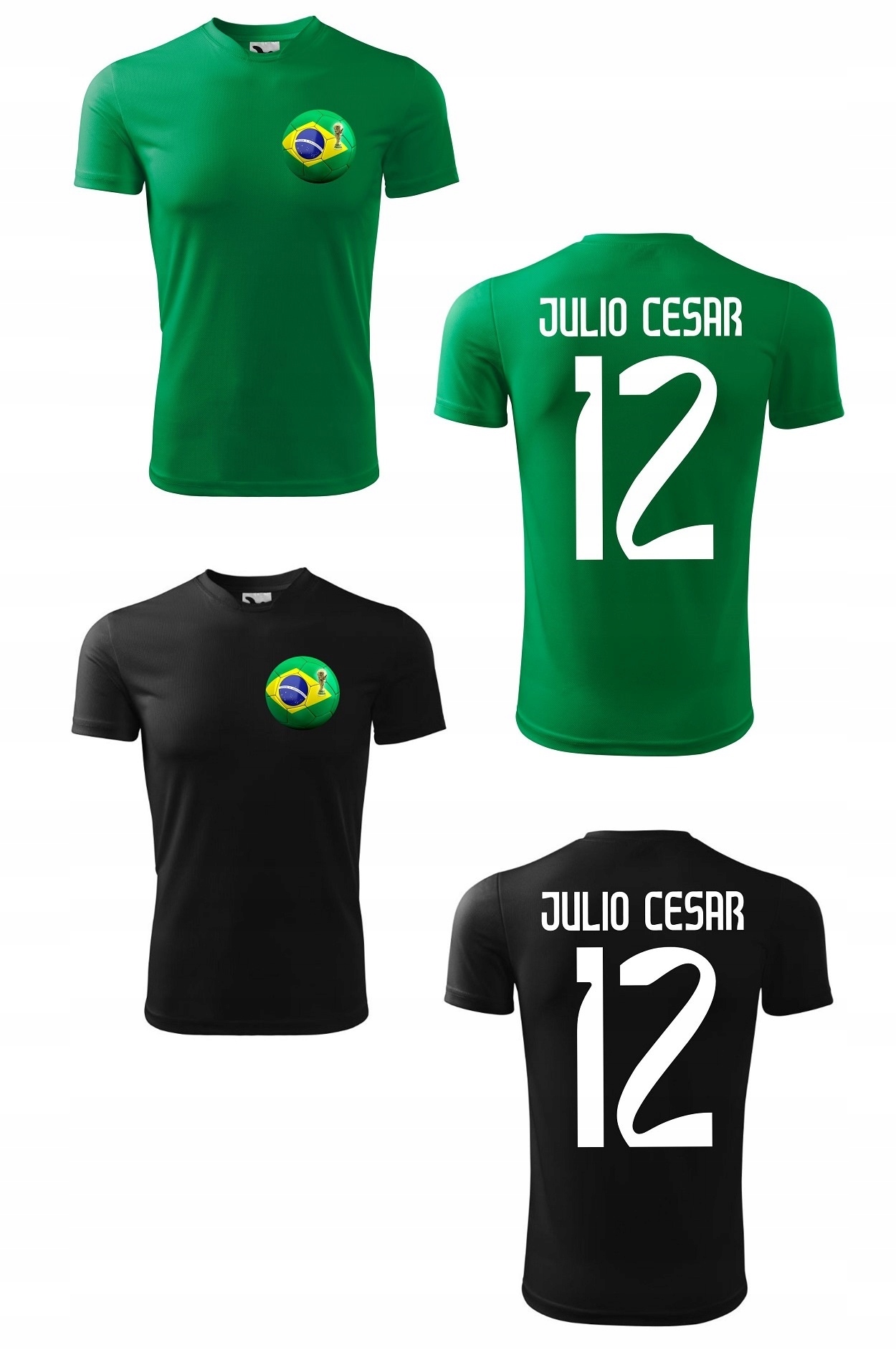 Treningowa Koszulka BRASIL Julio CESAR 12 jr Marka bez marki