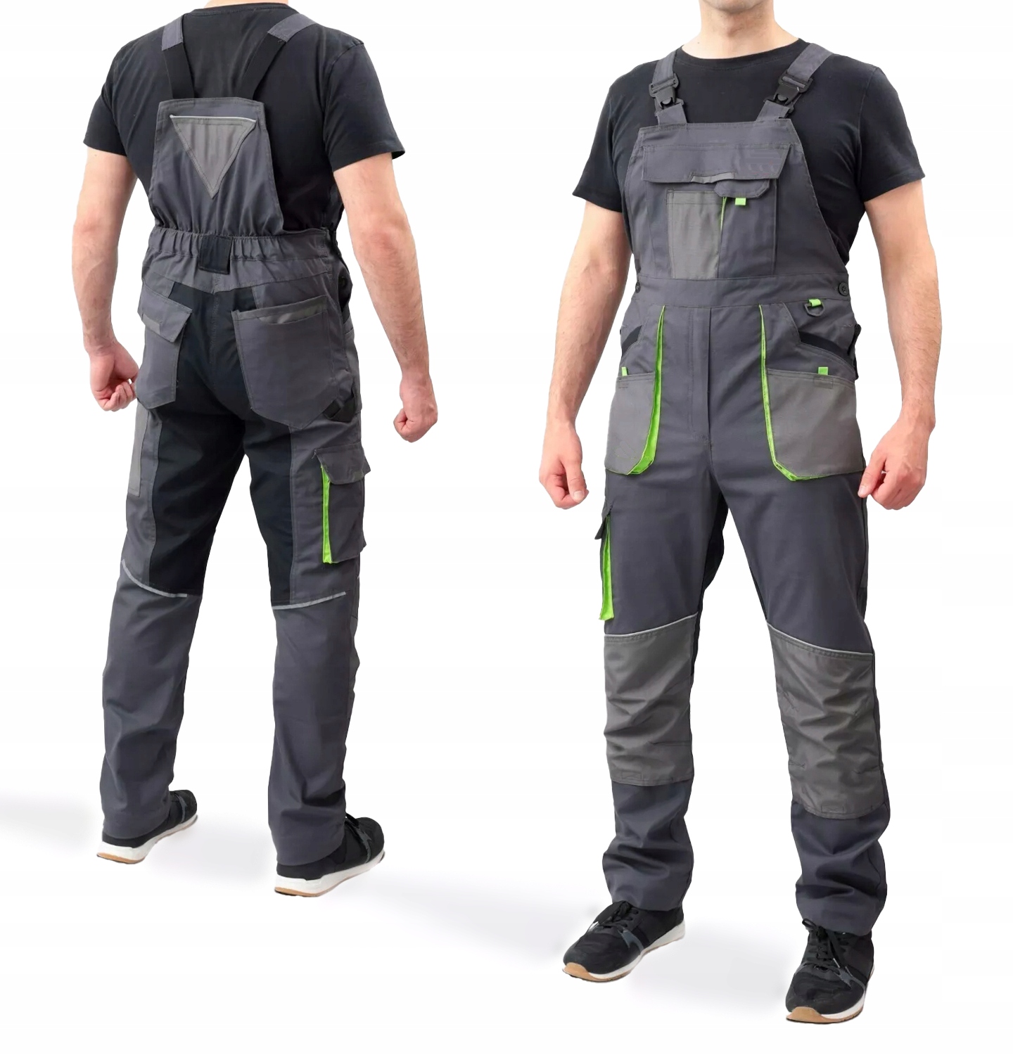 Elastické Pánské Pracovní Kalhoty S Vyztuženými Zahradnicemi Stretch Slim