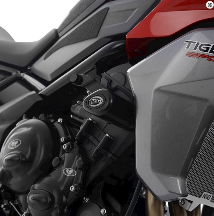 Padacie Protektory Aero Rg Racing Triumph Tiger 660 Sport 22- Čierne