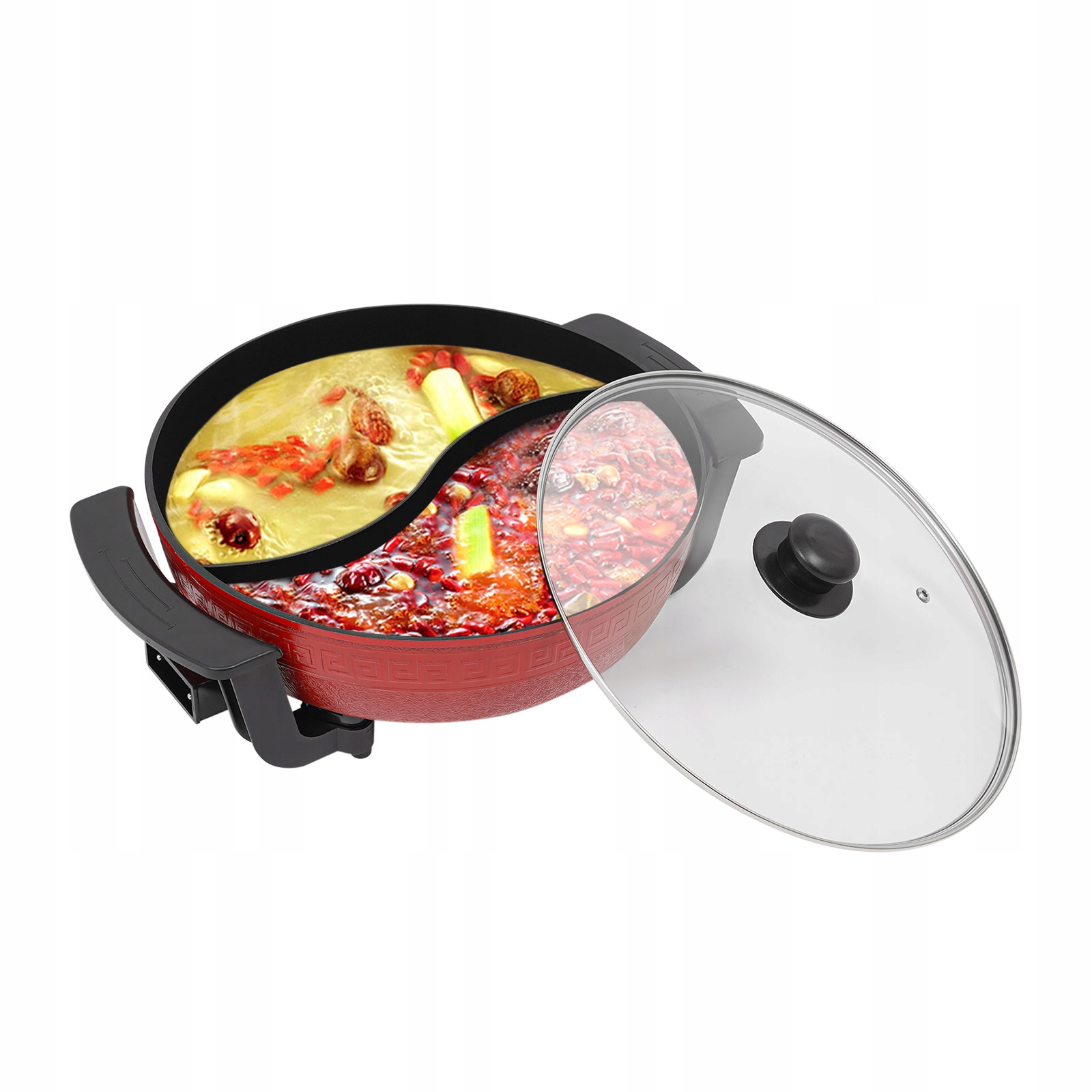 Elektrický Hrnec Na Horký Pot 1360 W, 5 Úrovní Teploty 6 L